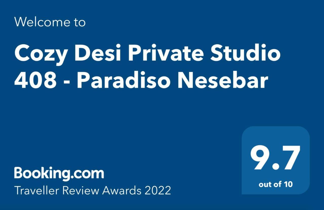 Paradiso 'В' 408 Private Studio Nessebar Exterior foto